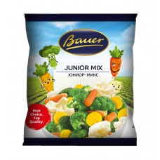 Köögiviljasegu „Junior Mix“, külmutatud,  400g/20tk, Bauer (-18C)